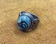 Men ' S Deer Engraved Turquoise Intaglio Ring Afghan Stone Traditional Islamic 10 Islamic photo 2