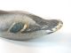 Antique Hand - Carved Wood Folk Art Mallard Drake Decoy Glass Eyes Primitives photo 5