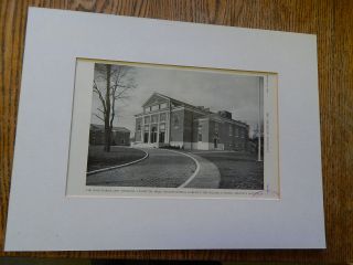 The Isaac Harris Cary Memorial,  Lexington,  Mass. ,  K,  H &b,  Amer Arch,  1928,  Lithograph photo