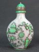 Chinese Eight Immortal Carved Peking Overlay Glass Snuff Bottle Snuff Bottles photo 1