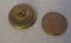 Antique Brass Pullman Uniform Button Rr Signed Waterbury Co.  Ct 15/16 