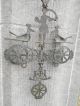 Big Antique Vintage Bronze ? Wrought Iron Byzantine Celtic Cross Wall Hanging Byzantine photo 1