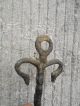 Big Antique Vintage Bronze ? Wrought Iron Byzantine Celtic Cross Wall Hanging Byzantine photo 5