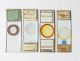 4 X Chemical Crystal Microscope Slides For The Polariscope Other Antique Science Equip photo 1