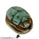 Intact Late Medieval Egyptian Carved Glazed Scarab Bead Seal 1650 - 1700 Ad Roman photo 1