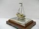 Silver980 The Japanese Treasure Ship.  91g/ 3.  20oz.  Takehiko ' S Work. Other Antique Sterling Silver photo 4