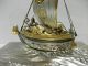 Silver980 The Japanese Treasure Ship.  91g/ 3.  20oz.  Takehiko ' S Work. Other Antique Sterling Silver photo 6