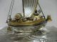 Silver980 The Japanese Treasure Ship.  91g/ 3.  20oz.  Takehiko ' S Work. Other Antique Sterling Silver photo 7