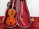 Antique Salesman Sample Violin And Bow In Black Case Other Mercantile Antiques photo 4