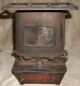 Antique Late 1800s Taylor&boggis Fdy.  Summer Girl 1 Cast Iron Heater Stove Rare Other Antiques photo 1