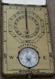 Antique Sunwatch 1920 ' S Brass Pocket Sun Dial With Booklet By Ansonia Watch Co. Other Antique Science Equip photo 3