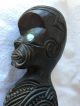 Antique/vintage 1940 ' S Maori Intricately Carved Tike Idol - Piece Pacific Islands & Oceania photo 5
