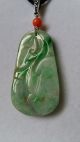 Customer Order: Two Natural Jadeite Jade Pendants.  Type (grade) A Jadeit. Necklaces & Pendants photo 3