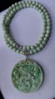 Customer Order: Two Natural Jadeite Jade Pendants.  Type (grade) A Jadeit. Necklaces & Pendants photo 7