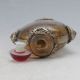 Chinese Tibet Silver&glass Handwork Picture Of Market Stall Snuff Bottle C99 Snuff Bottles photo 5