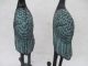 A Pair Ancient Chinese Bronze Red - Crowned Cranes Best Statue Nr Other Antique Chinese Statues photo 5