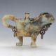 Ancient Chinese The Shang Dynasty Jade Handwork Cattle Like Wine Cup B791 Pots photo 6
