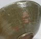 G248: Japanese Old Pottery Ware Flat Tea Bowl With Golden Repair. Vases photo 1
