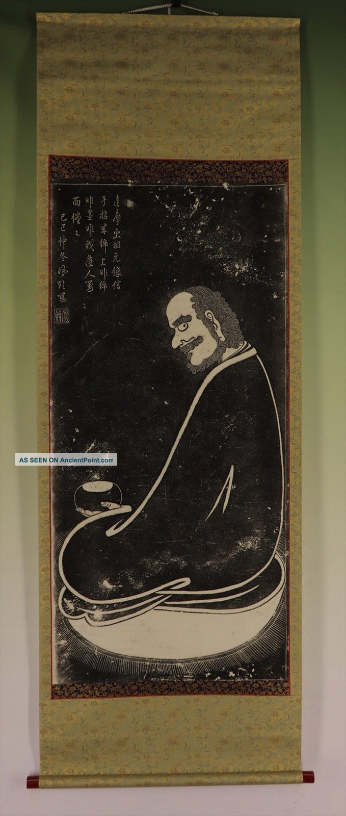 Japanese Hanging Scroll Painting E146 Paintings & Scrolls photo
