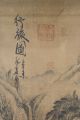 Japanese Hanging Scroll Painting Scenery E145 Paintings & Scrolls photo 2