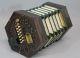 Antique 19thc English 48 - Button Ac Wheatstone Rosewood Concertina & Case Nr Other Antique Instruments photo 1
