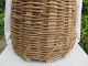 Antique Primitive Hand Made Basket Skep For Bee Swarm Hive Beeskep Primitives photo 3