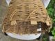 Antique Primitive Hand Made Basket Skep For Bee Swarm Hive Beeskep Primitives photo 6
