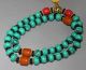 Ancient Chinese Tibet Tibetan Coral Turquoise Mila Beads Necklace Chaplet See more Ancient Chinese Tibet Tibetan Coral Turquoise ... photo 1