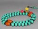 Ancient Chinese Tibet Tibetan Coral Turquoise Mila Beads Necklace Chaplet See more Ancient Chinese Tibet Tibetan Coral Turquoise ... photo 3
