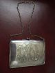 Antique Hallmarked Sterling Silver Compact,  Coin Purse - Mono 219 Grams Other Antique Sterling Silver photo 1