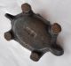Antique Bronze Turtle Form Key Holder/trinket Box Nassua Bank Label Metalware photo 5