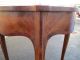 51416 Inlaid Walnut Lamp Table Stand W/ French Carved Legs 1900-1950 photo 4