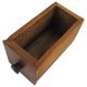 Primitive Vintage Antique Style Walnut Wood Spice Chest Herb Box Storage Cabinet Primitives photo 3