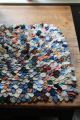 Vintage Antique Primitive Penny Rug Table Rug Primitives photo 3
