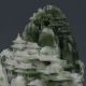 Chinese Natural Dushan Jade Hand - Carved Landscape Statue Other Antique Chinese Statues photo 1
