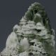 Chinese Natural Dushan Jade Hand - Carved Landscape Statue Other Antique Chinese Statues photo 3