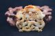 Old Chinese Antique Jade Hand Carved Beast Statue Pendants Amulet Q129 Necklaces & Pendants photo 1