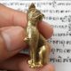 Powerful Magic Lucky Siam Cat Hunting Money Thai Amulet Brass Talisman Rich Amulets photo 3