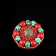 Collectibles Decorated Handwork Tibet Red Coral & Turquoise Jewelry Box Csy65 Boxes photo 1
