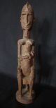 Exquisite Dogon Maternity Statue: Mother & Two Children Trad Mali Fertility Cult Sculptures & Statues photo 5