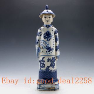 Chinese Handwork Painted Ceramics Heyday People Statue photo