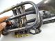 Antique German Silver Cornet Woodwind Horn Instrument Rudolf Sander Vintage 1800 Brass photo 2