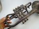 Antique German Silver Cornet Woodwind Horn Instrument Rudolf Sander Vintage 1800 Brass photo 6