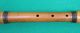 Early 19th C Antique Single Key Boxwood Flute - Vintage Instrument Wind photo 1