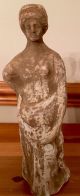 Ancient Greek Pottery Canosan Hellenistic Female Figure 3rd Century Bc Greek photo 1