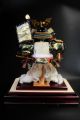 Japanese Samurai Doll - Rising Dragon - With Rabbit Fur And Music Box Dolls photo 2