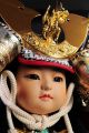 Japanese Samurai Doll - Rising Dragon - With Rabbit Fur And Music Box Dolls photo 6