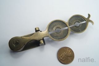 Antique English Full & Half Sovereign Coin Weight Balance Scales C1800 ' S $1 N/r photo
