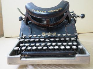 Antique Typewriter Salter Standard Visible Rare  Ecrire Escribir Scrivere photo
