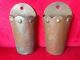 Arts & Crafts Hand Made Copper Wall Pockets/vases.  Matched Pair Arts & Crafts Movement photo 1